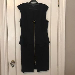 Ted Baker black peplum dress